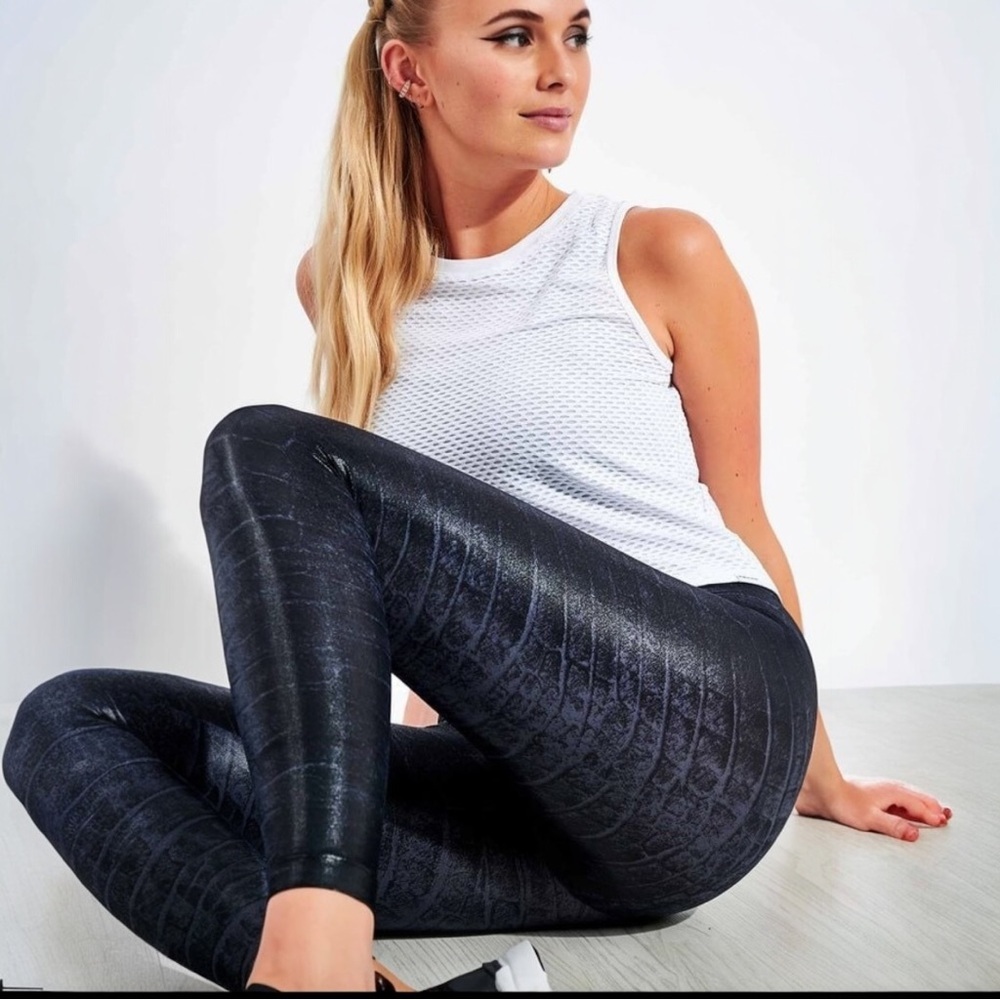 Koral High Rise Lustrous Leggings Caiman Navy